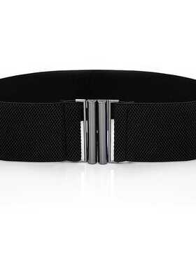 Sretch Cinch Waistband Metal Buckle Waist Belt Corset Belt S
