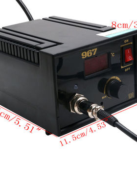 110V 220V 967 ReworkStation Iron LCD Display Desoldering SMD