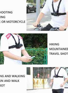 Universal Cell Phone Chest Mount Harness Strap Holder Mobile