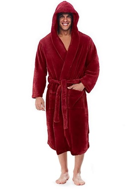 Men's bathrobe pajama terry robe dressing gown incerun Home