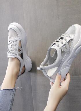 Comfortable 2022 Summer Sandals Women Mesh Casual Platform T