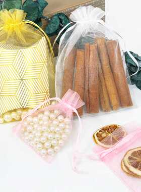 50Pcs Jewelry Organza Bag Sachet Packaging Gift Bags Candy P