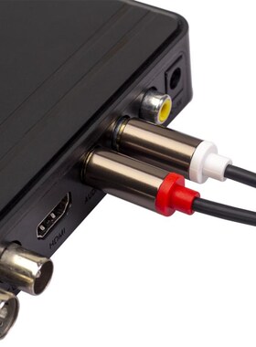 1pcs 2RCA To 2 RCA Male To Male Audio Cable Gold Plated RCA