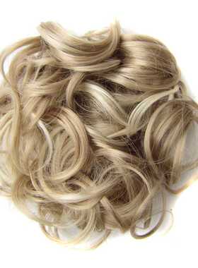 Girlshow Curly Messy Chignon Wave Synthetic Hair Bun Hair Ex