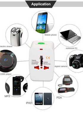 Universal International World AC Electrical Power Plug Trave