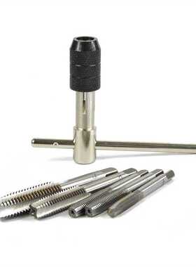 6pcs Tap Wrench Set M6-M12 HSS Tap & Die Set Hand Screw