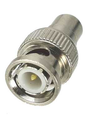 1Pcs Connector BNC Male plug to RCA TV Female jack RF Adapte