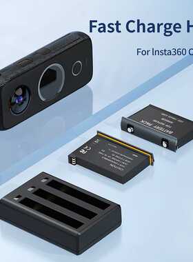 3 Slots USB Type C Charger with LED Indicator for Insta 360