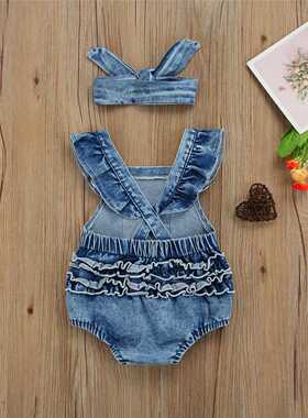 Breathable Baby Girls Outfit, Infant Summer Creative Rainbow
