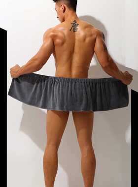Men's Wearale ath Towel Magic Shower Skirt Soft reathale