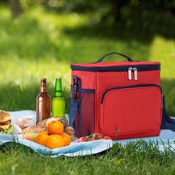 Insulated Lunch Bag Reusable Leakproof Lunch Box ອາຫານເຢັນ