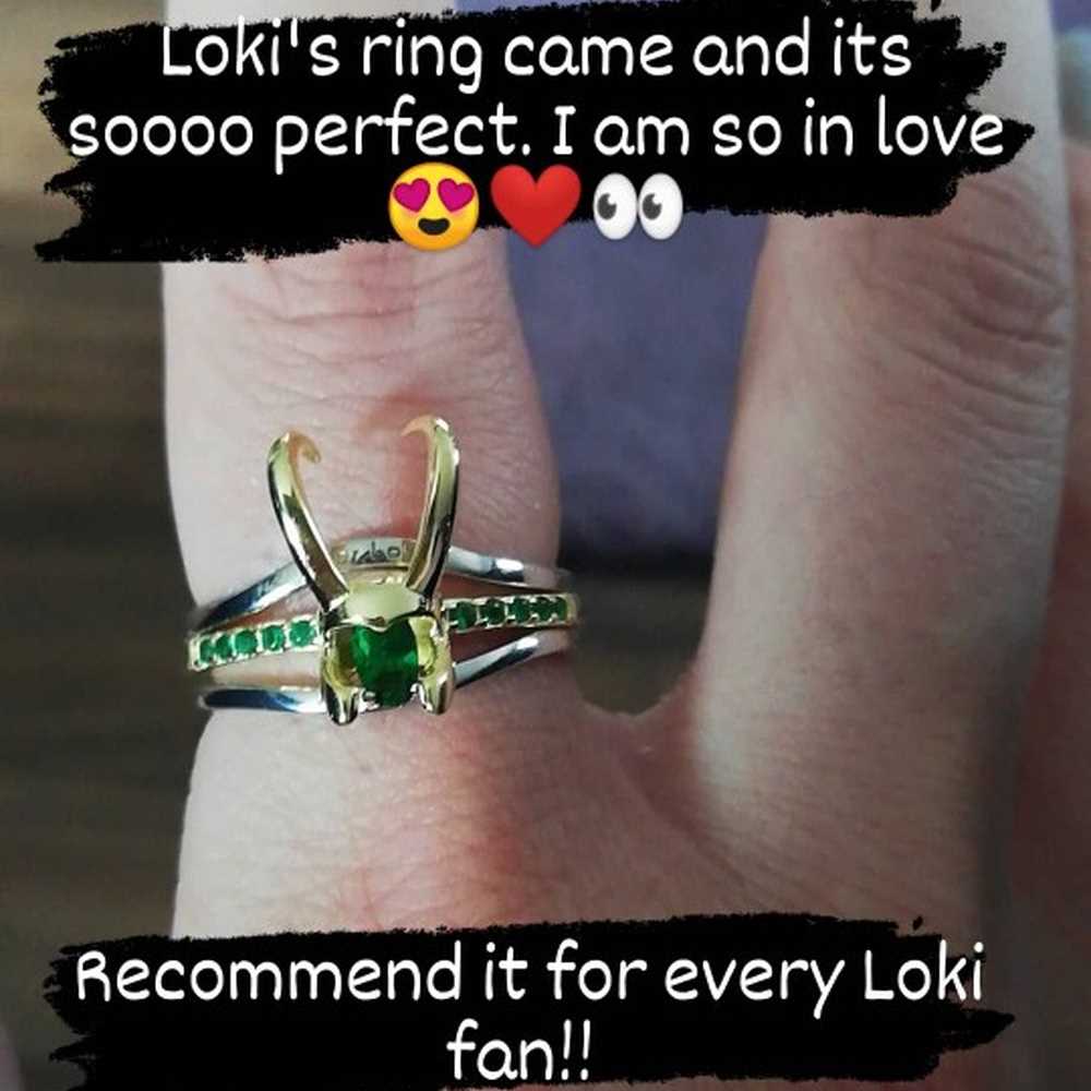 Loki Ring 925 Silver Gold-plated 3PCS/Set Ring en Jewelry G - 图0