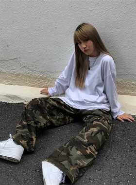 Jogers for Men Retro Style Camouflage Pants Men's Loose and