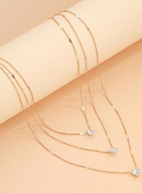 Drop pendant vintage necklace clavicle chain水滴吊坠覆古项炼