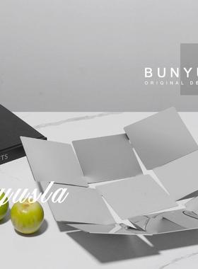 简约现代水果盘摆件样板间客厅餐桌吧台干果托盘酒店别墅软装饰品