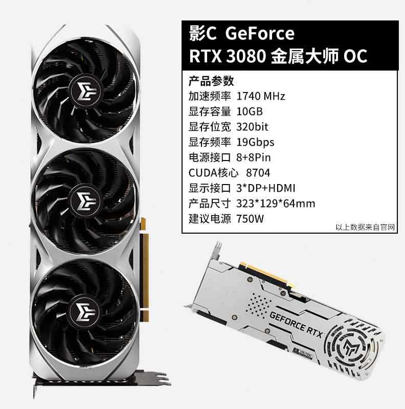 全新各品牌RTX3080/3090/3080TI七彩虹影驰 猛禽火神超龙游戏显卡 - 图3