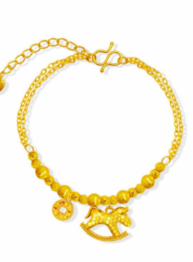 马上有钱碎冰冰手链高级感首饰百搭不掉色