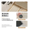 French kitchen floor mats with customizable no-wash wipeable floor mats