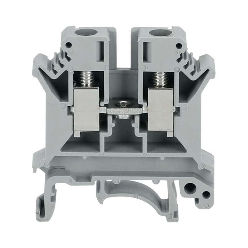 纯铜件 uk6n 电压端子 uk导轨式接线端子排 经久耐用 阻燃不滑丝