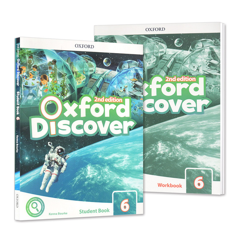 新款牛津少儿英语探索发现系列第二版 Oxford Discover 6级含APP原版少儿英语教材外国语中小学生英语科普系列批判思维全新ESL教材