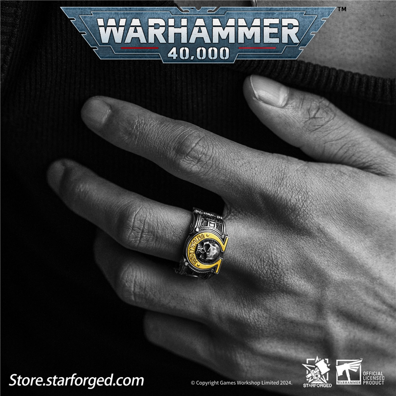 Starforged Star Forged Warhammer 40K Peripheral U Group Ultramar Honor Badge Ring Open Ring