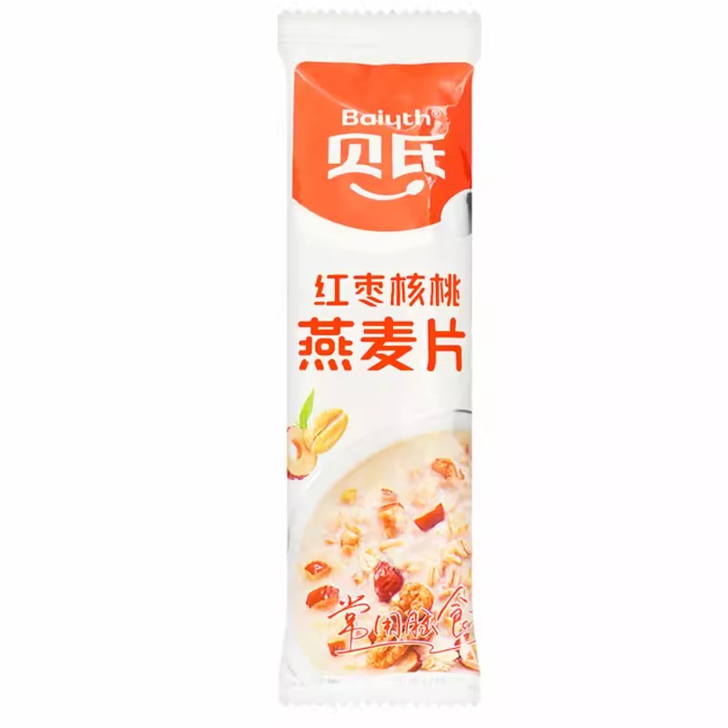 贝氏红枣牛奶燕麦片即食冲饮小袋装懒人早餐谷物冲泡速食代餐食品