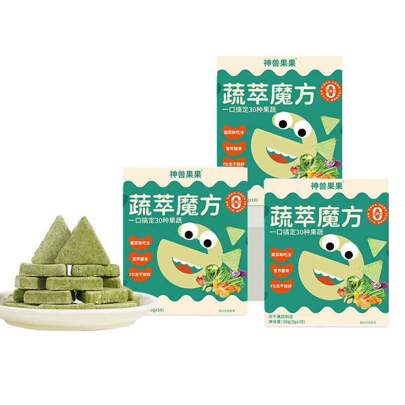 神兽果果冻干水果蔬菜脆块宝宝饼干小吃健康营养无添加儿童零食品,淘宝优惠券,粉丝福利购,淘宝优惠卷