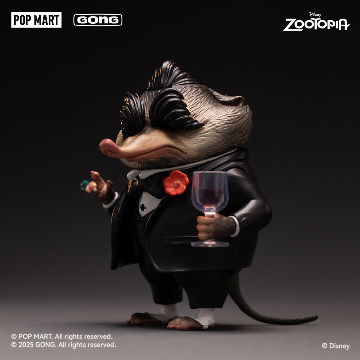 共鸣GONG 疯狂动物城MR.BIG大先生可动人偶 疯狂动物城可动人偶,淘宝优惠券,粉丝福利购,淘宝优惠卷