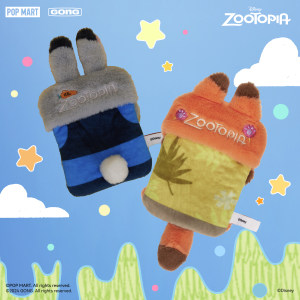 共鸣GONG 迪士尼疯狂动物城毛绒卡套朱迪尼克卡包动漫可爱生日礼