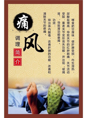 痛风 痛风对健康的危害 展板 痛风调理筒介 墙贴墙纸 海报