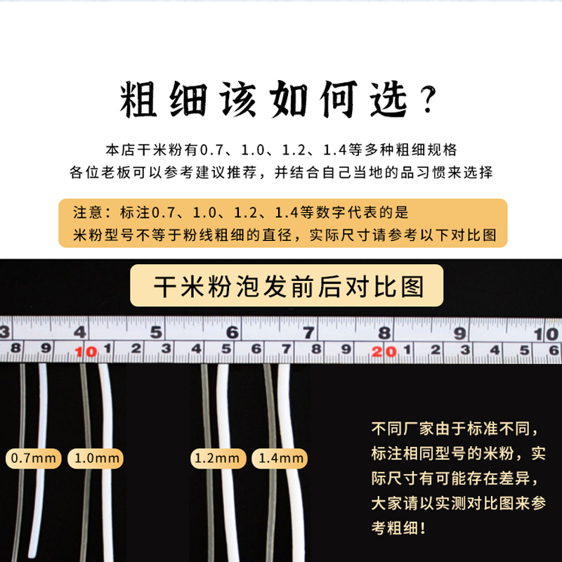 南昌拌粉江西米粉米线螺蛳粉专用拌粉炒粉早餐速食商用餐饮专用 - 图0