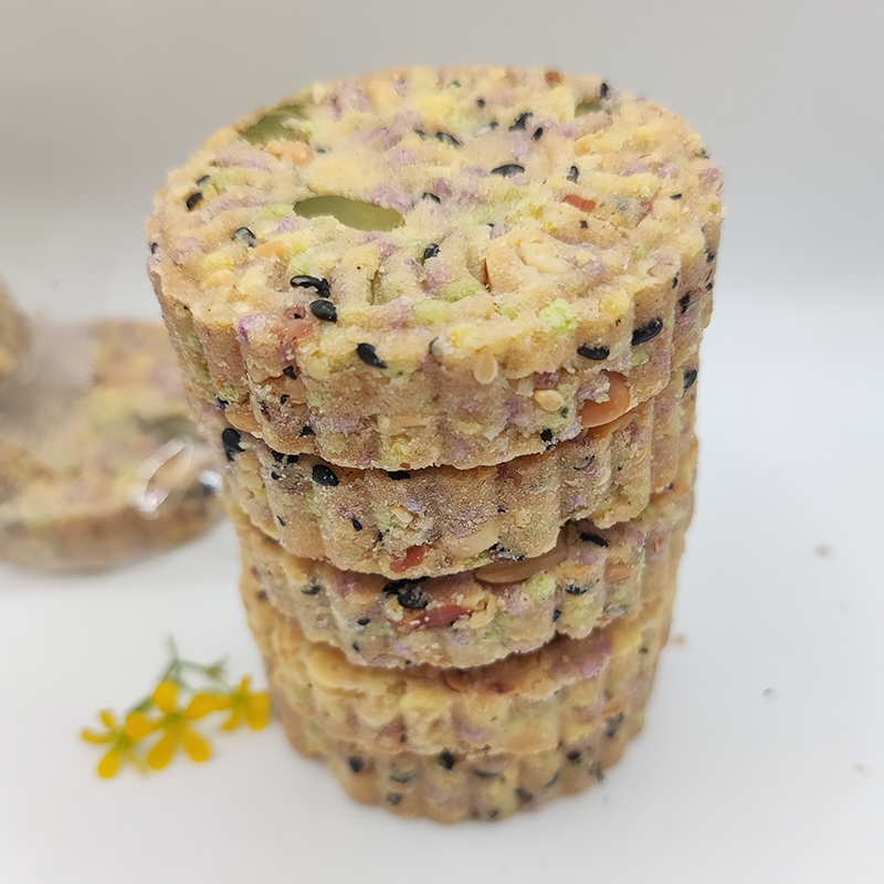 五谷杂粮花生芝麻炒米饼广东特产传统老式休闲零食口感酥脆独立装