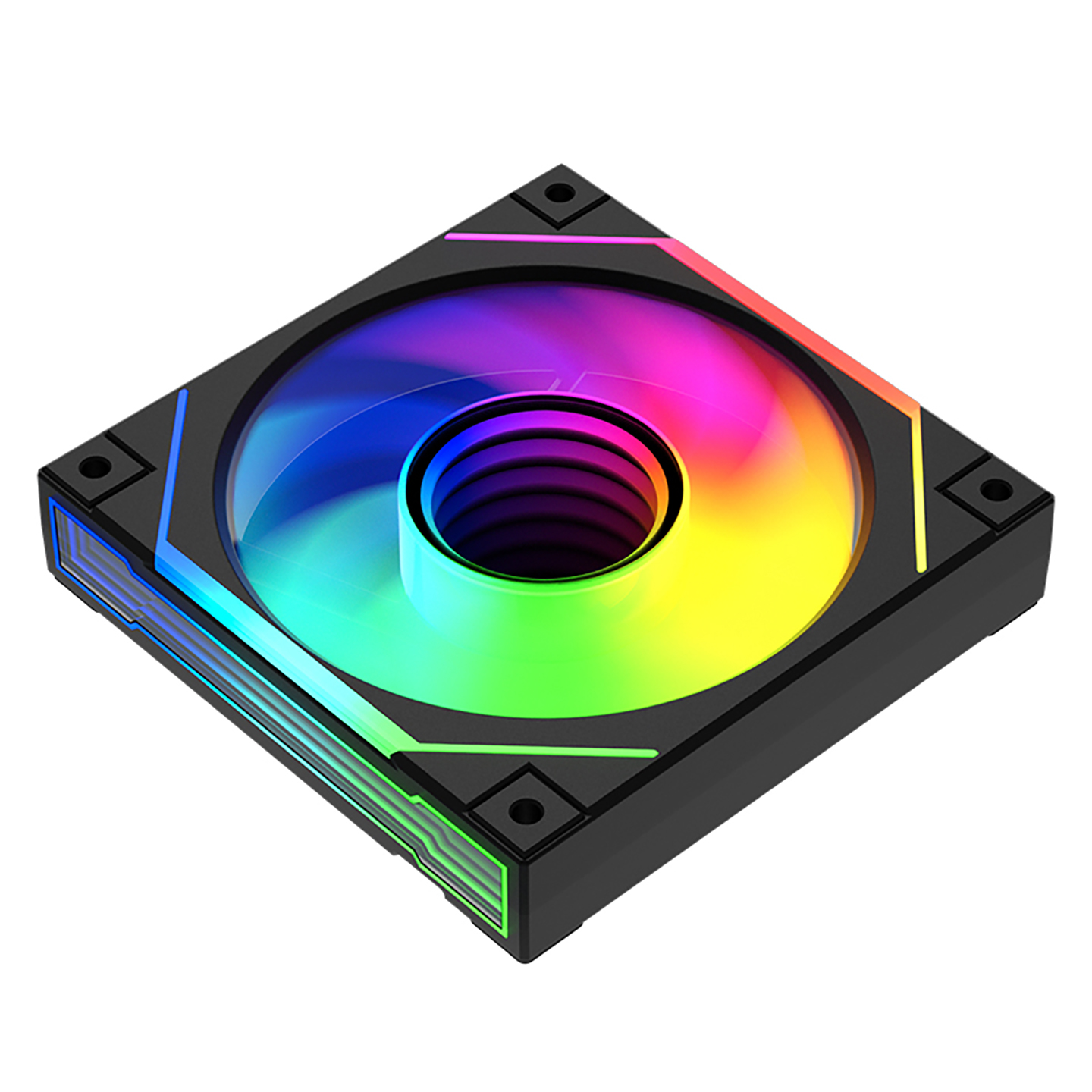 ProArtist雅浚 UF122机箱风扇 ARGB神光同步静音电脑12cm积木风扇 - 图1