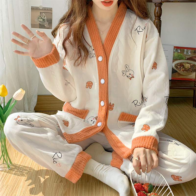  熊猫皇后家居服套装