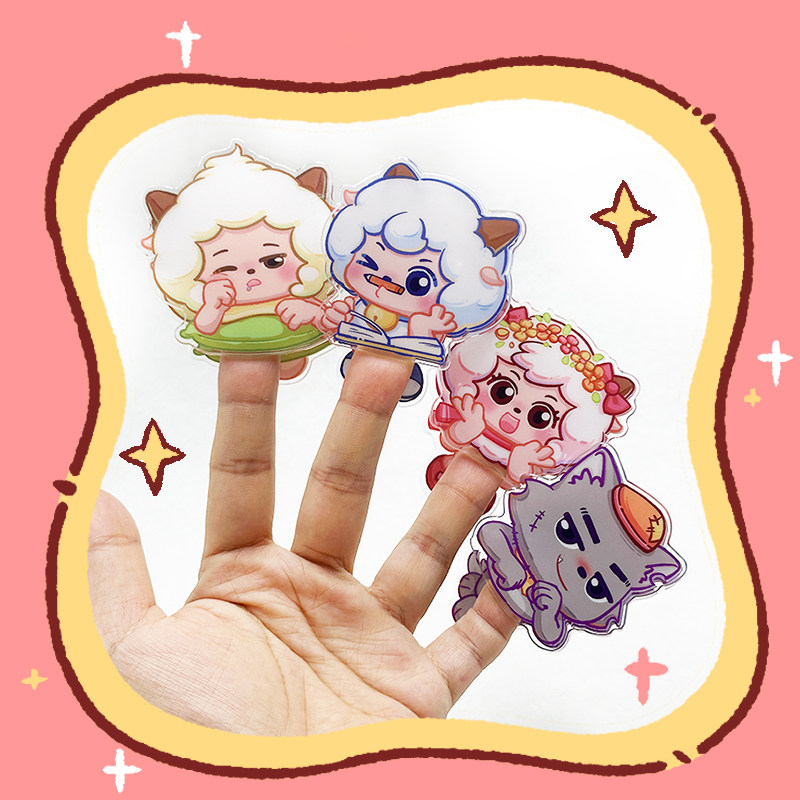 喜羊羊与灰太狼趴趴亚克力PP夹多角色可爱便签夹官方动漫周边,淘宝优惠券,粉丝福利购,淘宝优惠卷