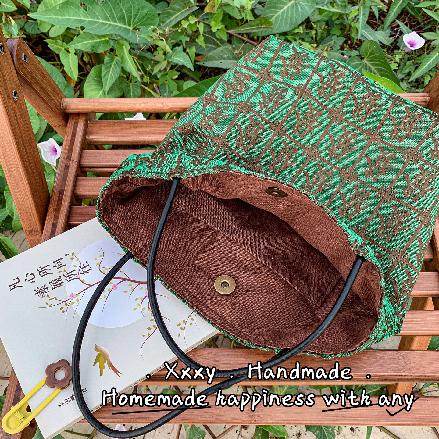 新中式国风帆布托特包女手提包复古绿色布袋包拎包收纳遛弯逛街作,淘宝优惠券,粉丝福利购,淘宝优惠卷