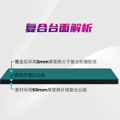 重型钳工工作台学校实验室实训操作台装配车间不锈钢防静电检测台 - 图0