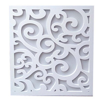 Custom Carved Flower Plate Hollowed-out Suspended Ceiling Styling Pvc Partition Living Room Aisle Hallway Changuan Flowers Gei Decorative Screens