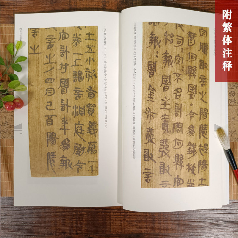 正版现货中国古代简牍书法精粹龙山里耶秦简毛笔书法字帖临摹赏析秦简字帖毛笔古代简牍书法_虎窝淘