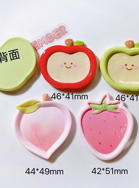 树脂饰品配件批发diy发饰奶油胶手机壳服饰材料手工冰箱苹果盘子