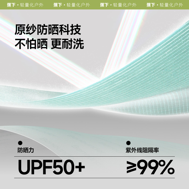 蕉下轻便便携防晒口罩护眼角轻薄透气款夏季防紫外线高颜值女