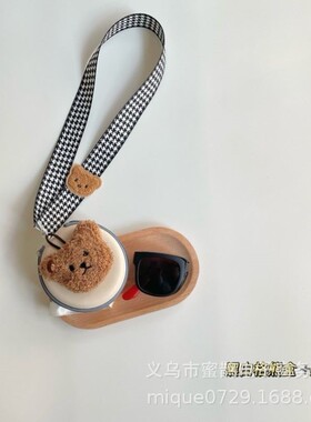 儿童折叠太阳镜便携挂脖带盒套装 ins韩国撞色宝宝防晒遮阳墨镜潮