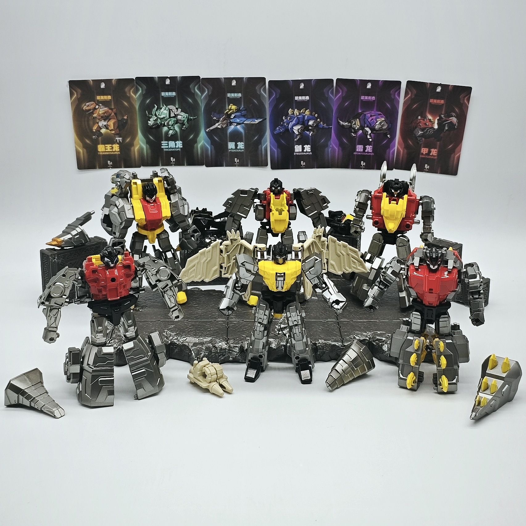 圆野模玩儿童变形玩具骇龙金刚修罗王陨落之神合体机械恐龙机器人 - 图2