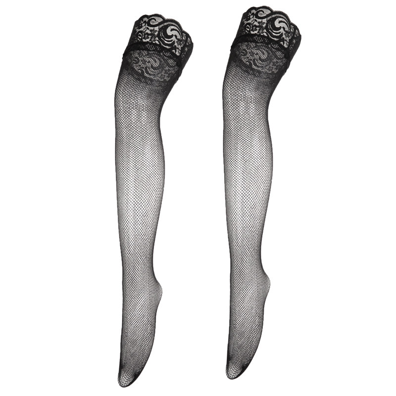 雅小姐性感女情趣花边袜高筒大腿袜高弹丝袜长筒网袜女,淘宝优惠券,粉丝福利购,淘宝优惠卷