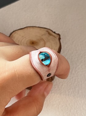 克苏鲁周边戒指复古欧美恶魔之眼小众哥特风小众暗黑系指环配饰品