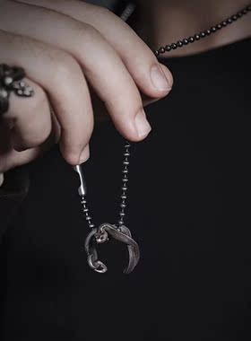 复古暗黑小蛇开口戒指暗黑系