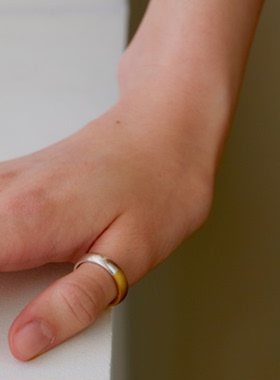 GRENONS日夜半环戒指女气质简约高级感时尚轻奢小众指环食指戒