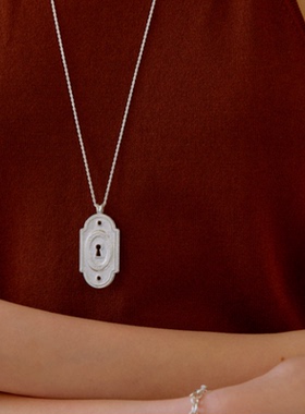 ITONOHA幸运钥匙银项链