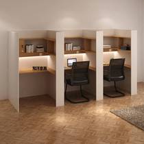 Heilongjiang Harbin Self-study Room Closed Immersive Partition Learning Table Chair Self-Repair Room Examination and Training