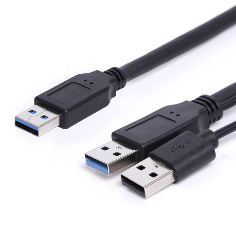 工厂直销AM对AM（3A线USB3.0数据线,USB3.1数据线,外接电源硬盘线 - 图1